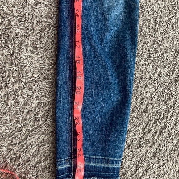 Madewell 10" High-Rise Skinny denim Jeans in Hayes Wash size 25 - Picture 8 of 9
